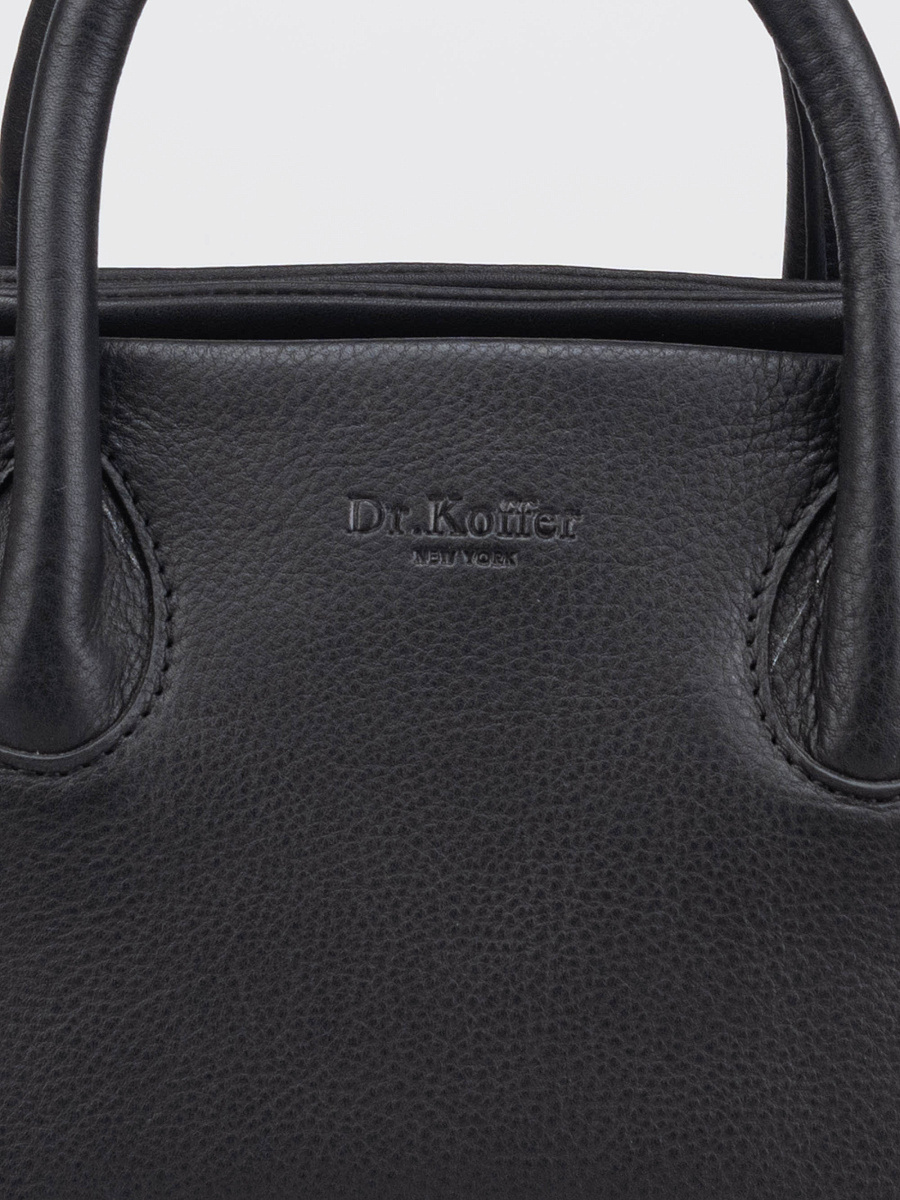 Женская сумка Dr.Koffer из натуральной кожи черная