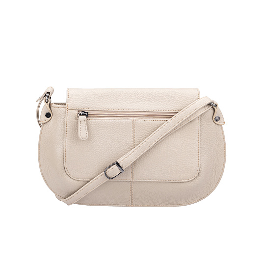 Женская сумка Dr.Koffer из натуральной кожи бежевая