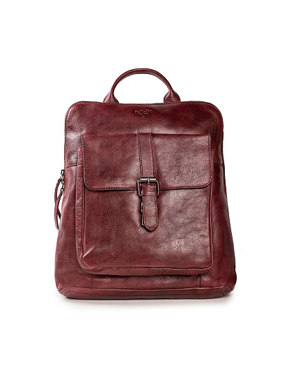 Рюкзак Dr.Koffer из натуральной кожи бордовый