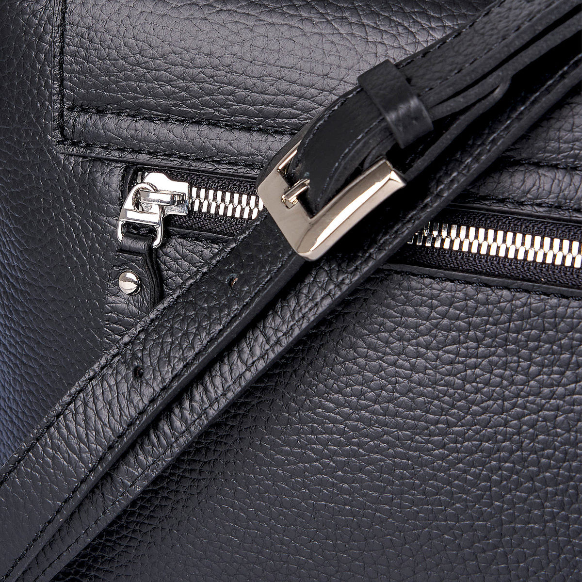 Женская сумка Dr. Koffer из натуральной кожи черная