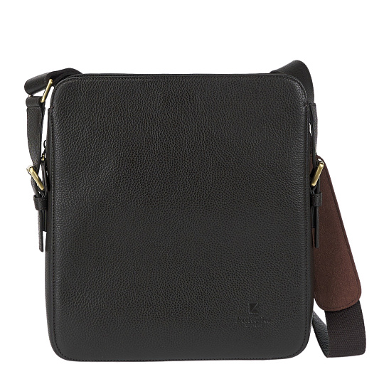 Сумка через плечо Dr.Koffer из натуральной кожи коричневая