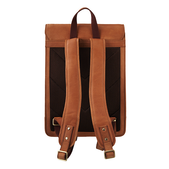 Рюкзак Dr.Koffer из натуральной кожи светло-коричневый