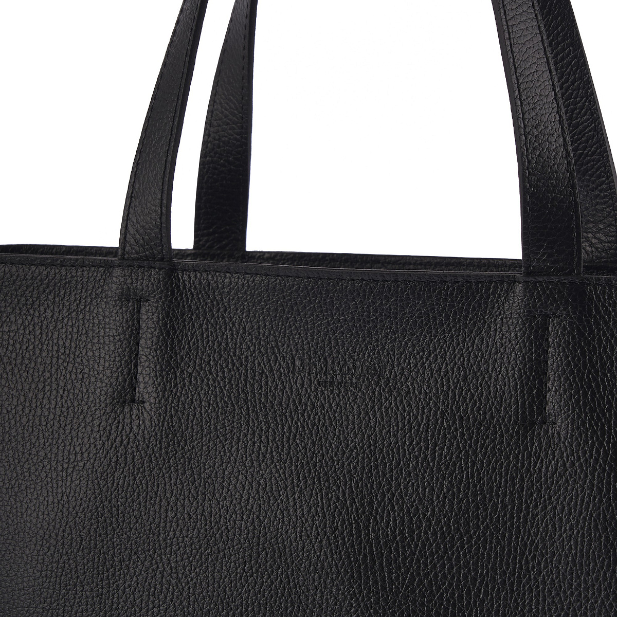 Женская сумка Dr. Koffer из натуральной кожи черная