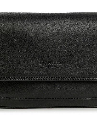 Женская сумка Dr.Koffer из натуральной кожи чёрная