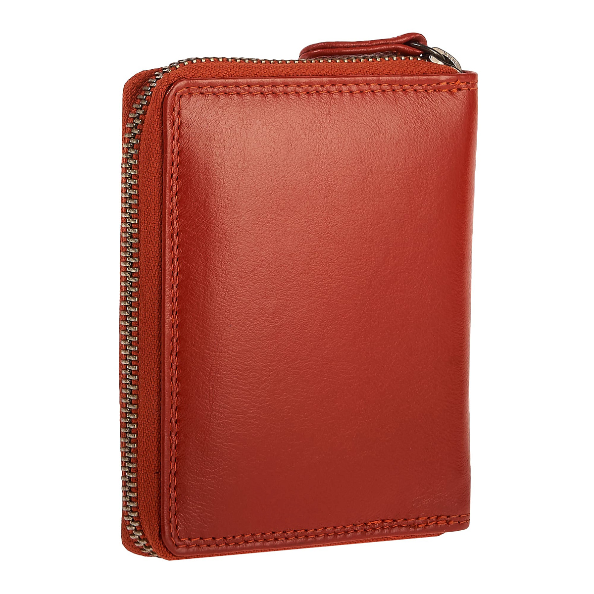 Портмоне Dr.Koffer из натуральной кожи оранжевое