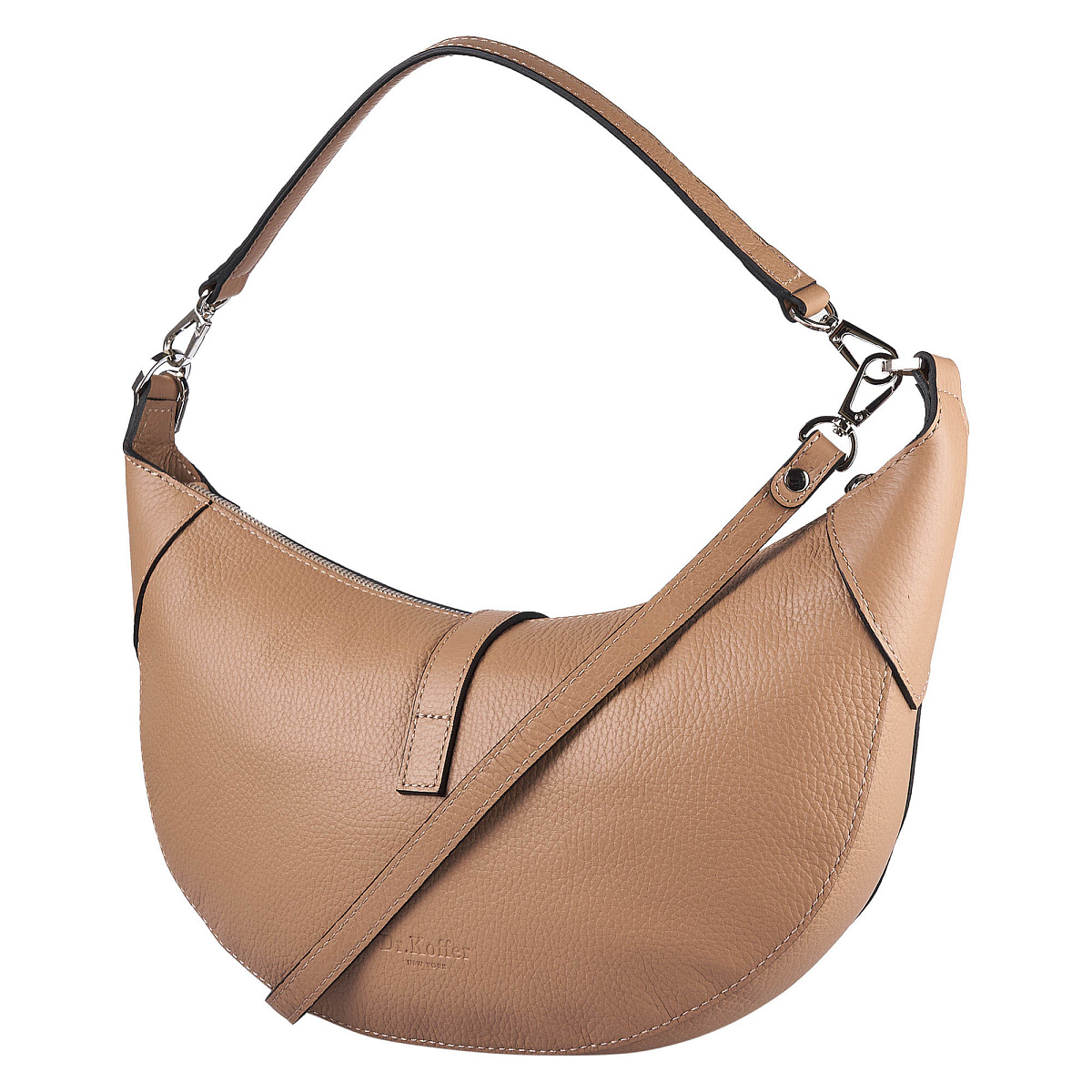 Женская сумка Dr. Koffer из натуральной кожи коричневая