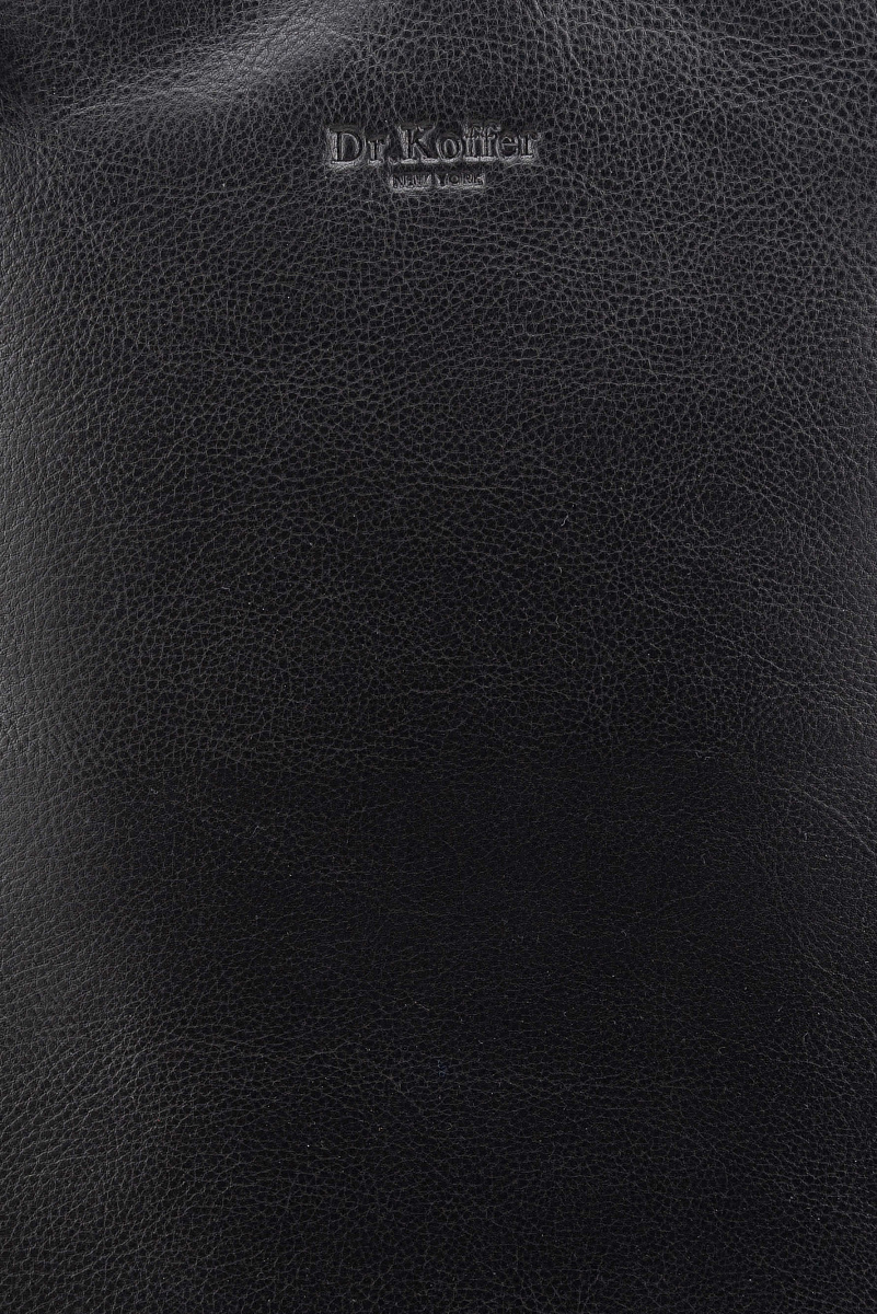 Рюкзак Dr. Koffer из натуральной кожи черный