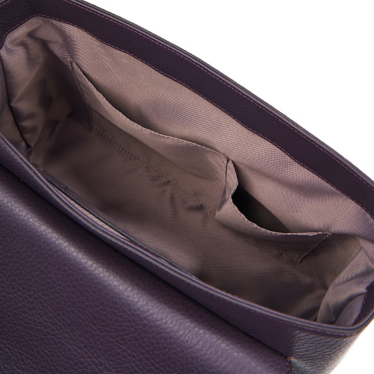 Женская сумка  Dr. Koffer из натуральной кожи фиолетовая