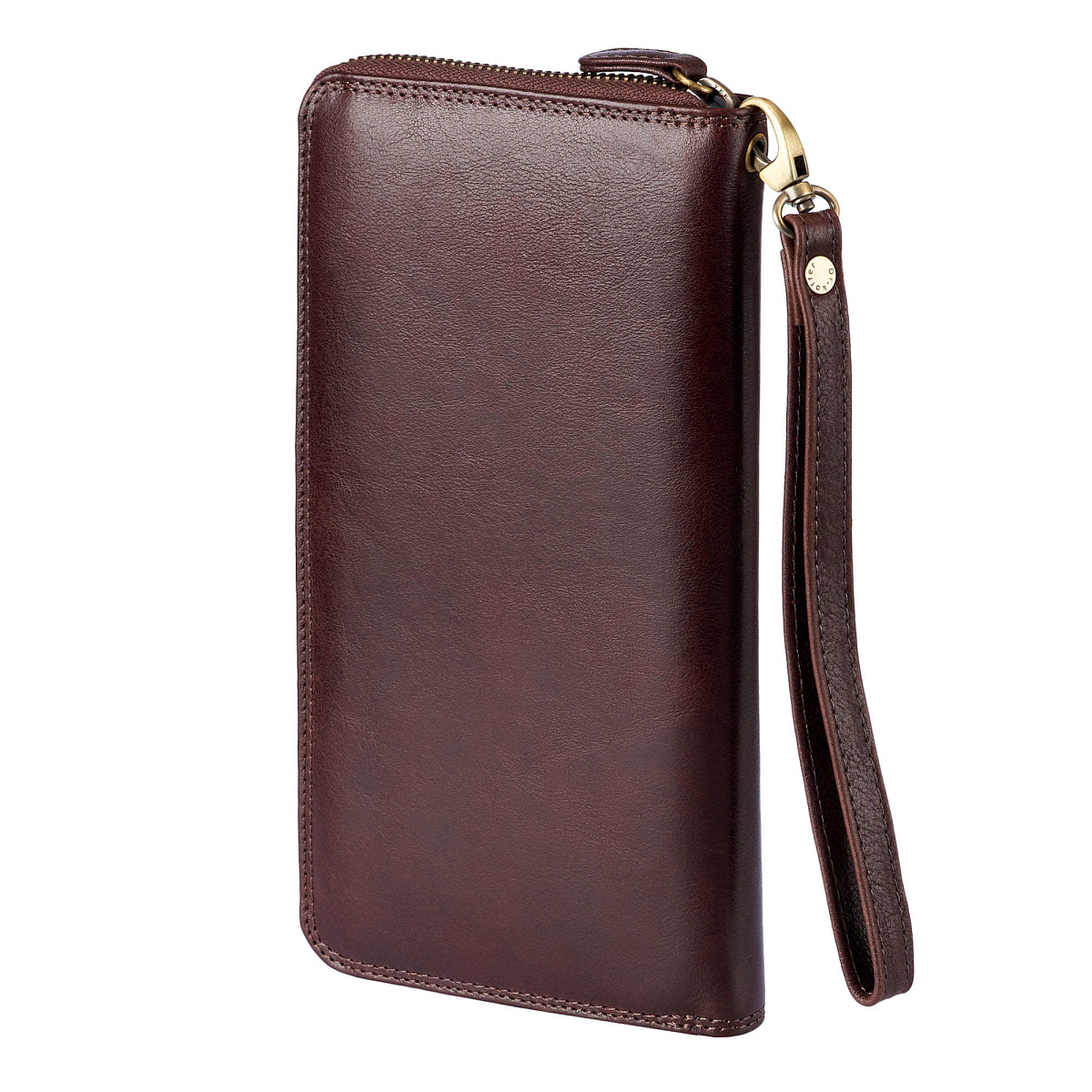 Портмоне Dr.Koffer из натуральной кожи коричневое