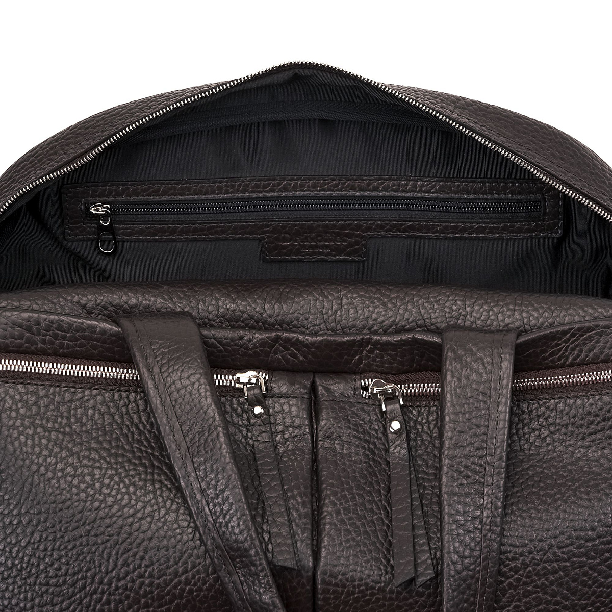 Коричневая дорожная сумка из натуральной кожи