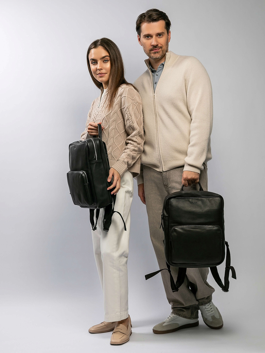 Рюкзак Dr.Koffer из натуральной кожи коричневый