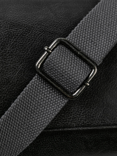 Сумка на пояс Dr. Koffer из натуральной кожи серая