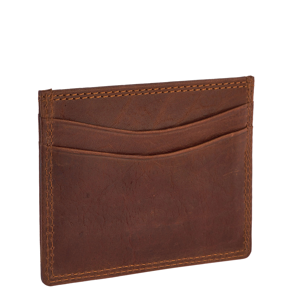 Кредитница Dr.Koffer из натуральной кожи коричневая