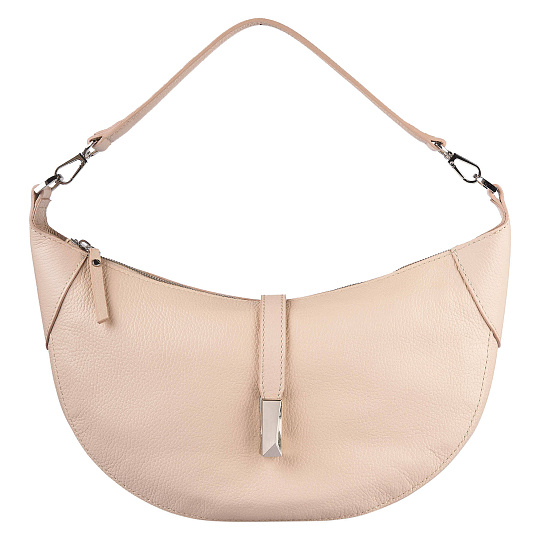 Женская сумка Dr. Koffer из натуральной кожи бежевая