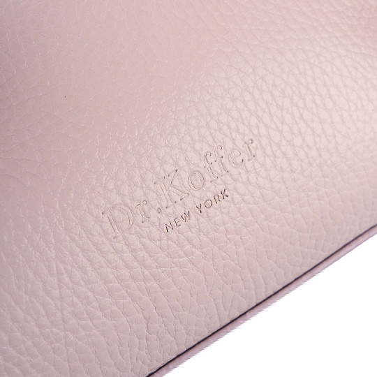 Женская сумка Dr. Koffer из натуральной кожи розовая