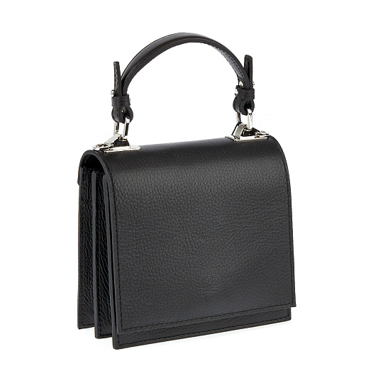 Женская сумка Dr. Koffer из натуральной кожи черная