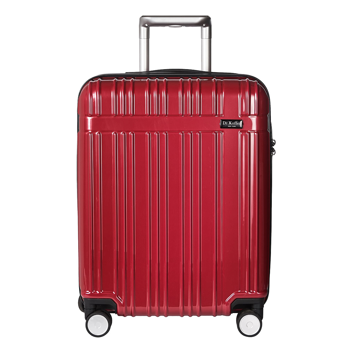 Чемодан на колесах S Dr.Koffer АБС (abs) пластик красный