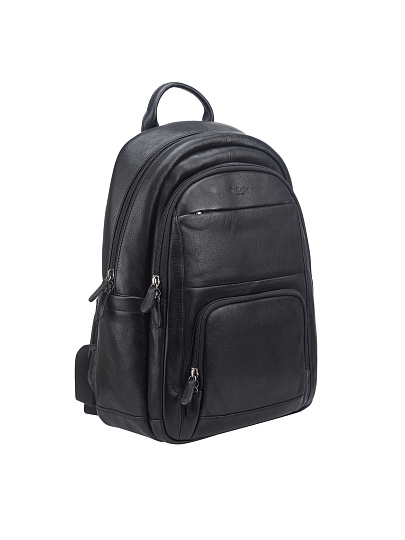 Рюкзак Dr. Koffer из натуральной кожи черный