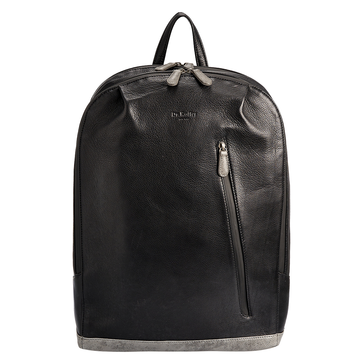 Рюкзак Dr.Koffer из натуральной кожи черный