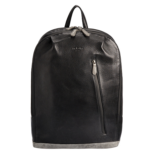 Рюкзак Dr.Koffer из натуральной кожи черный