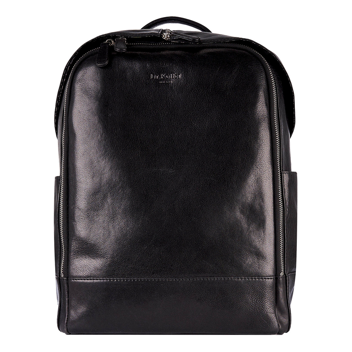 Рюкзак Dr.Koffer из натуральной кожи черный