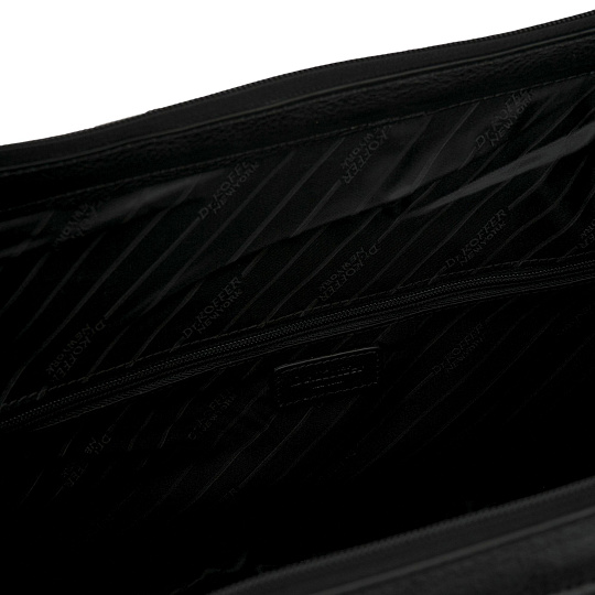 Сумка дорожная саквояж Dr.Koffer из натуральной кожи черный