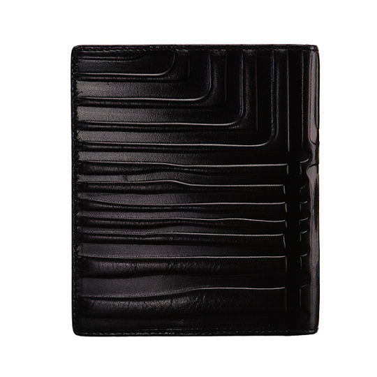 Визитница Dr.Koffer из натуральной кожи черная