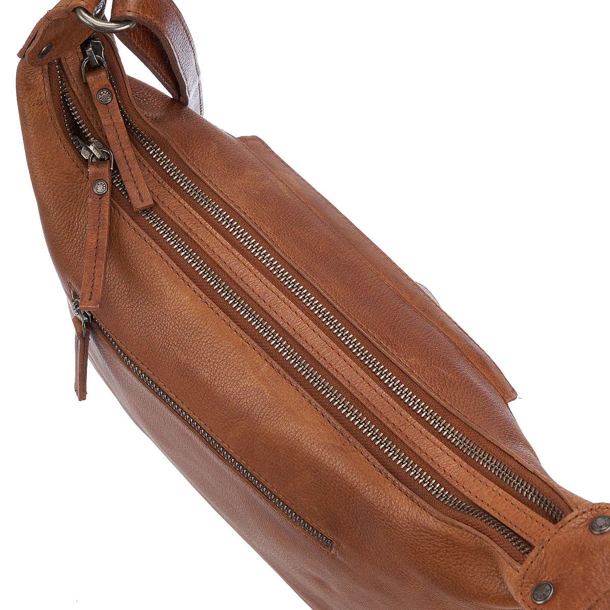 Женская сумка Dr.Koffer из натуральной кожи светло-коричневая