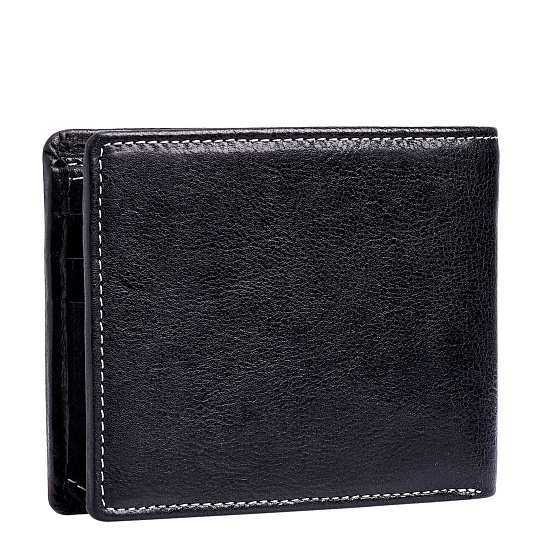 Портмоне Dr.Koffer из натуральной кожи черное