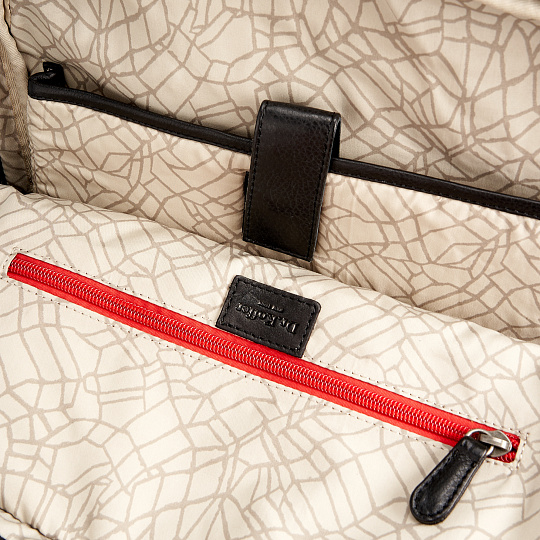 Рюкзак Dr.Koffer из натуральной кожи зеленый