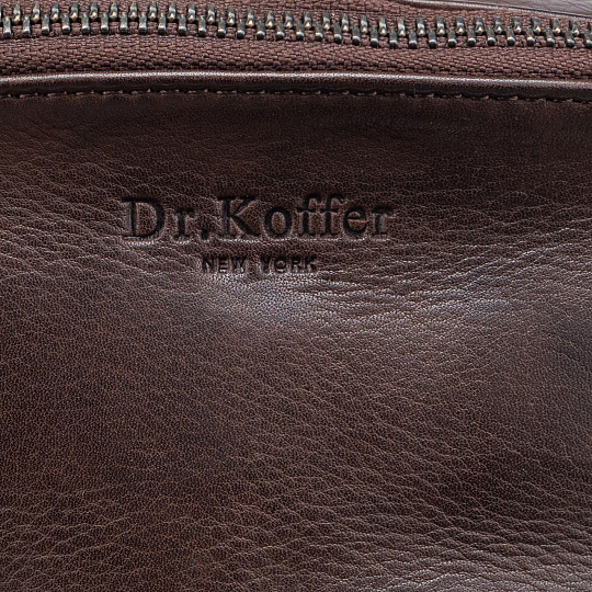 Несессер Dr.Koffer из натуральной кожи коричневый