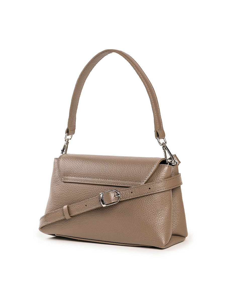 Женская сумка Dr. Koffer из натуральной кожи коричневая