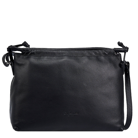 Женская сумка Dr.Koffer из натуральной кожи чёрная