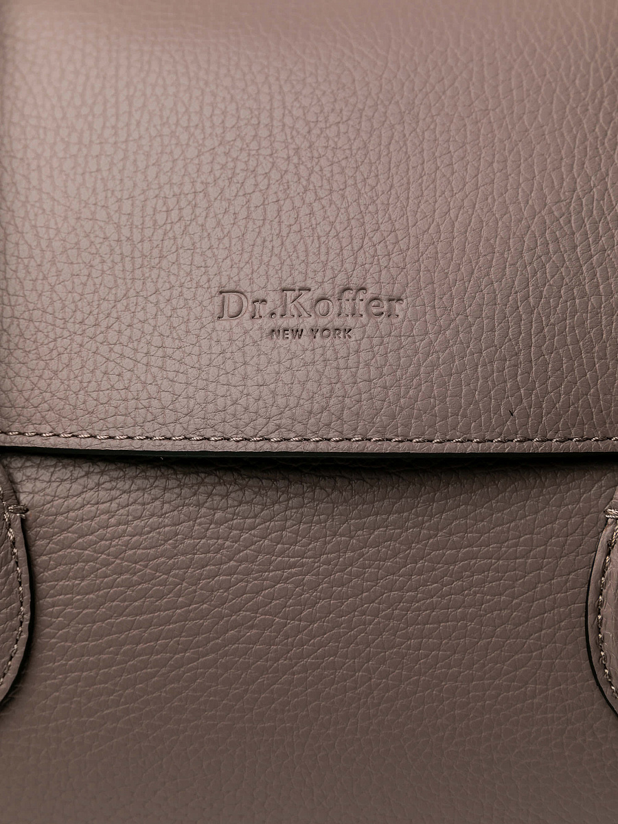 Женская сумка Dr.Koffer из натуральной кожи пыльная роза