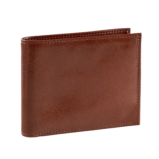 Портмоне Dr.Koffer из натуральной кожи светло-коричневое