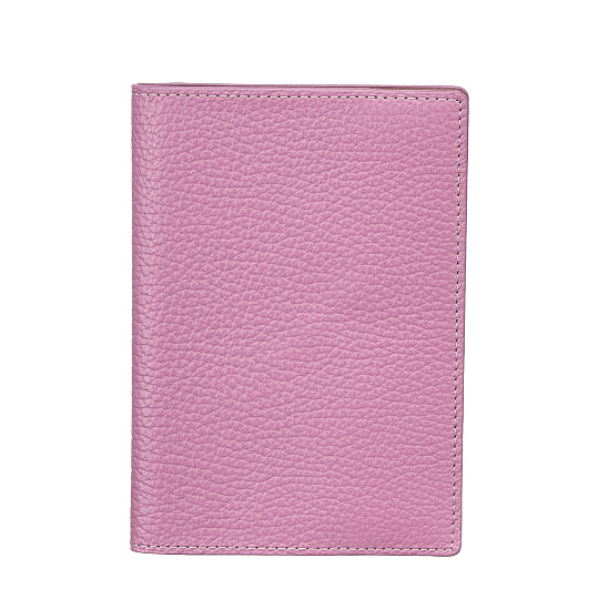 Обложка для паспорта Dr.Koffer из натуральной кожи розовая