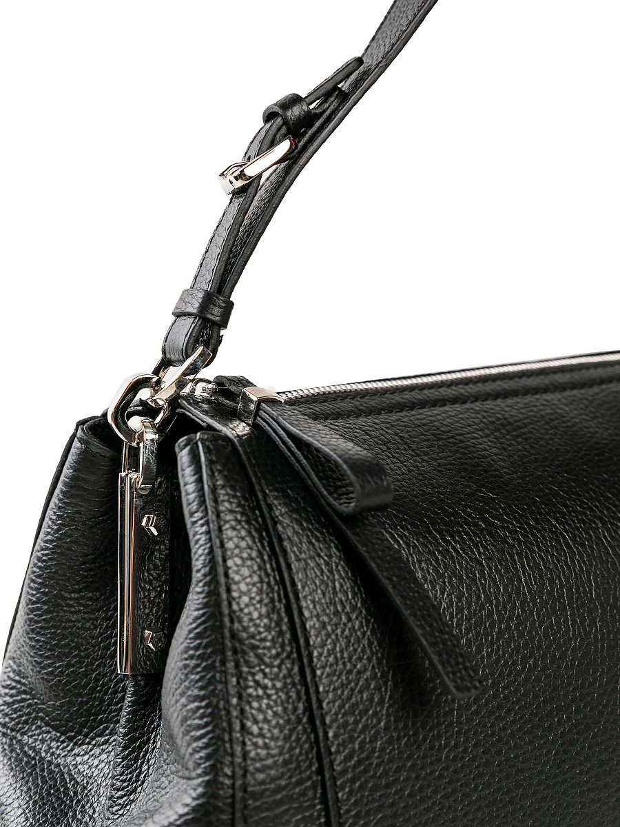 Женская сумка Dr. Koffer из натуральной кожи черная