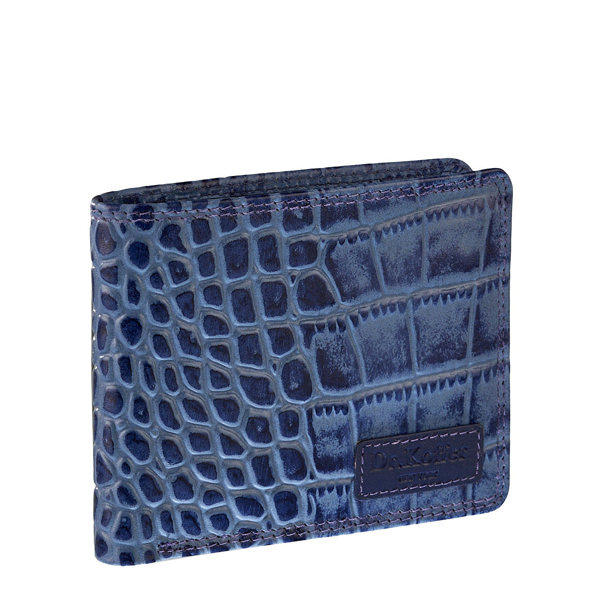Портмоне Dr.Koffer из натуральной кожи синее