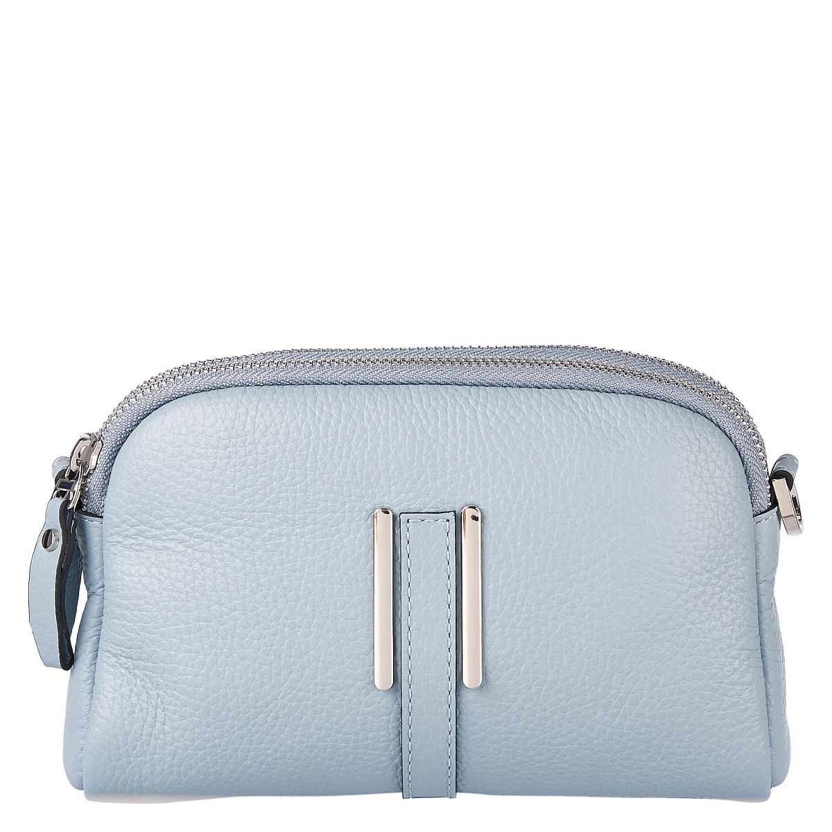 Женская сумка Dr. Koffer из натуральной кожи голубая