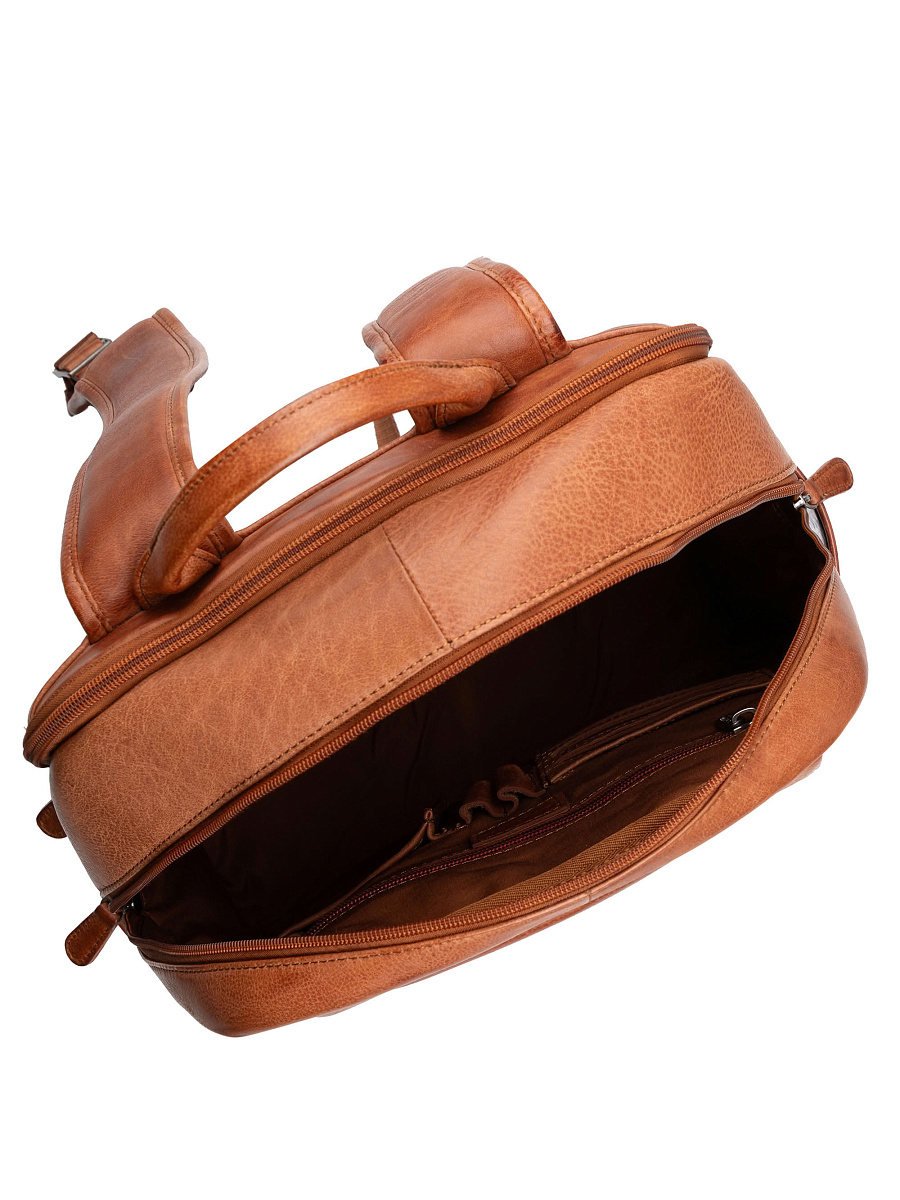 Рюкзак Dr. Koffer из натуральной кожи светло-коричневый