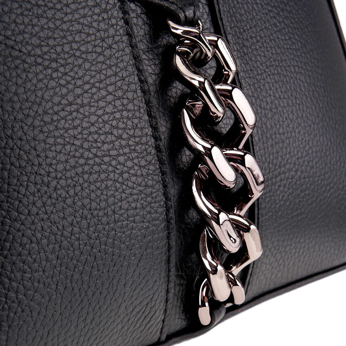 Женская сумка Dr. Koffer из натуральной кожи черная