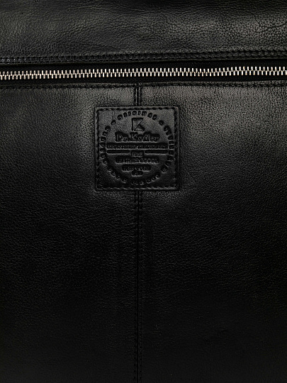 Портфель Dr.Koffer из натуральной кожи черный