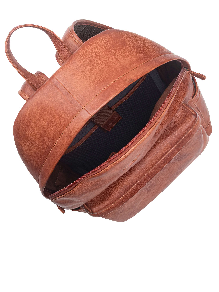 Рюкзак Dr. Koffer из натуральной кожи коричневый