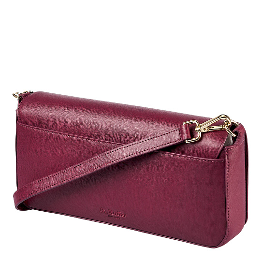 Женская сумка  Dr. Koffer из натуральной кожи бордовая