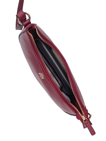 Женская сумка Dr. Koffer из натуральной кожи бордовая