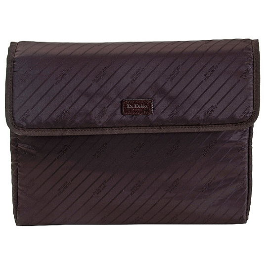 Портфель Dr.Koffer из натуральной кожи темно-коричневый