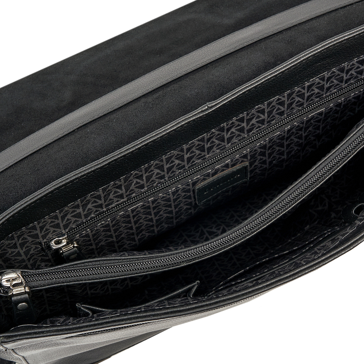 Портфель Dr.Koffer из натуральной кожи черный