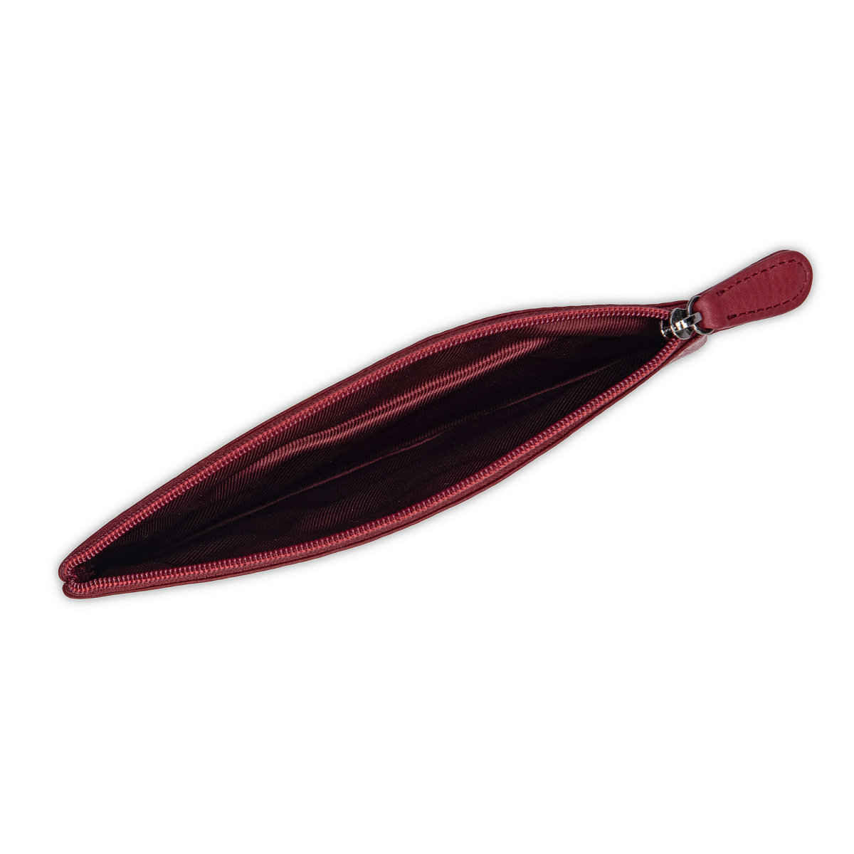 Очечник Dr.Koffer из натуральной кожи бордовый