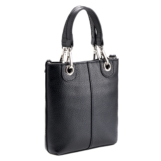 Женская сумка Dr. Koffer из натуральной кожи черная