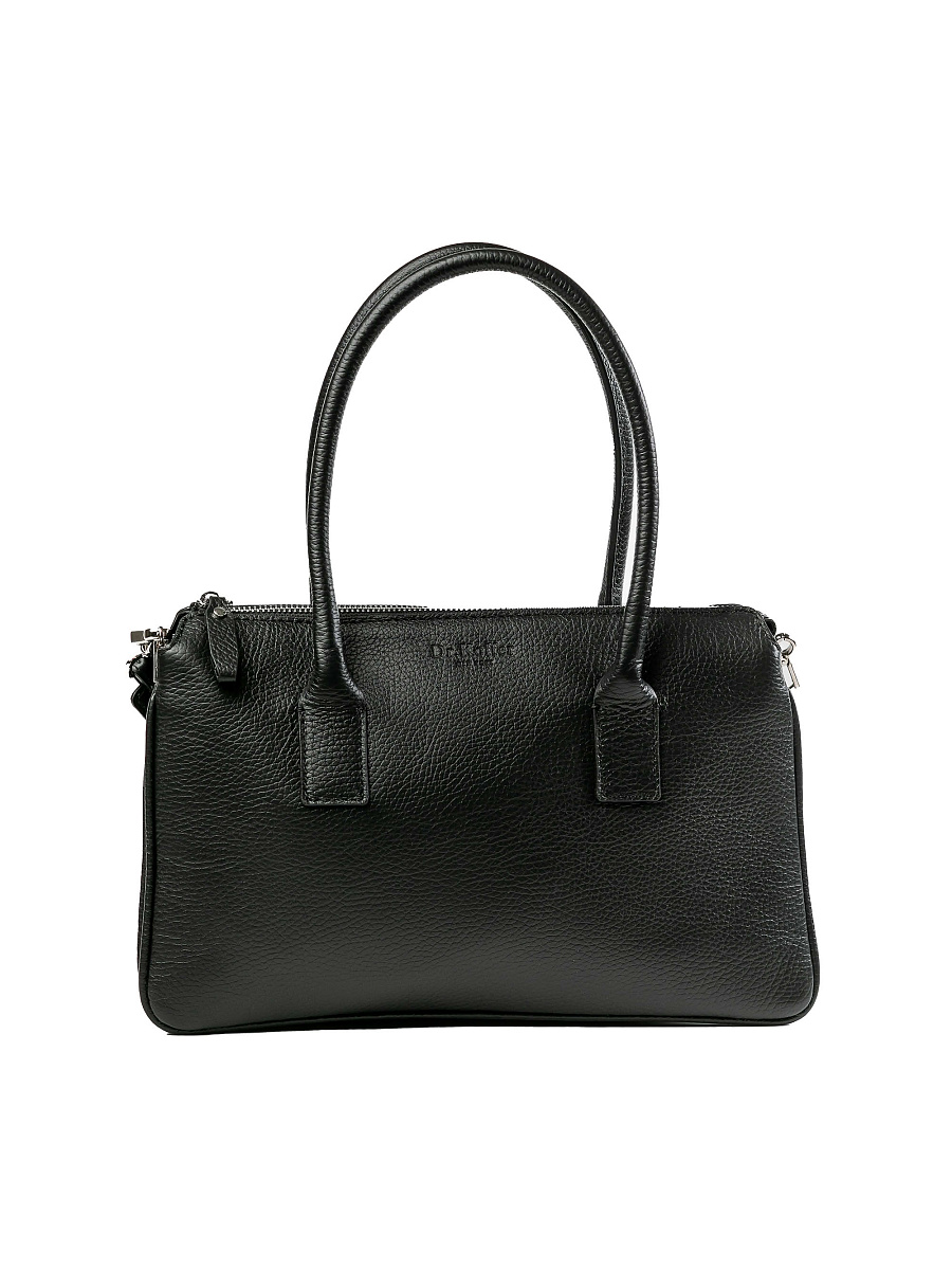 Женская сумка Dr.Koffer из натуральной кожи черная